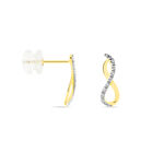 Boucles D'oreilles Puces Samy Or Jaune Diamant - Clous d'oreilles Femme | Histoire d&rsquo;Or