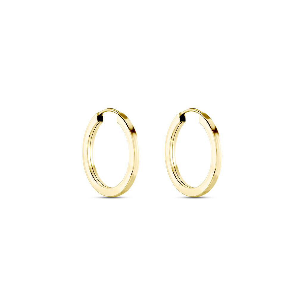 Créoles Benedikta Or Jaune - Boucles d'oreilles créoles Femme | Histoire d’Or