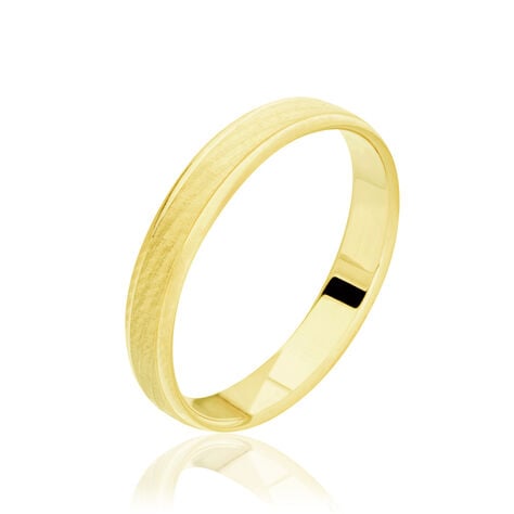 Alliance Fantaisie Sable Demi Jonc Classique Or Jaune -  Unisex | Histoire d’Or