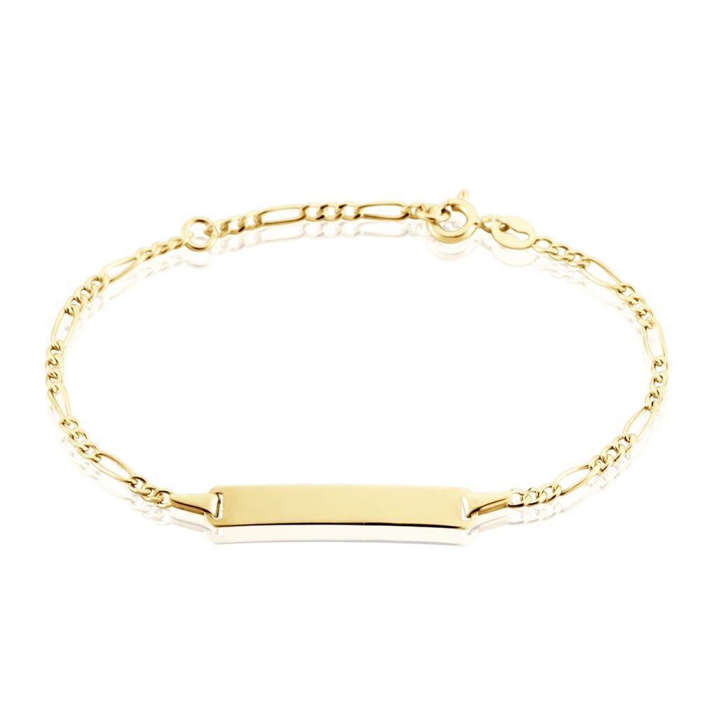 Bracelet Identite Bebe Or Jaune Bartolomee - Bracelets Communion Enfant | Histoire d’Or