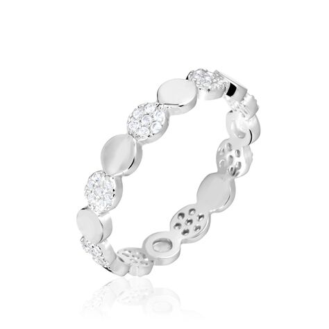 Bague Argent Blanc Capricia Oxydes De Zirconium - Bagues avec pierre Femme | Histoire d’Or