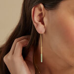 Boucles D'oreilles Pendantes Halcyone Or Jaune Aventurine - Boucles d'oreilles pendantes Femme | Histoire d&rsquo;Or