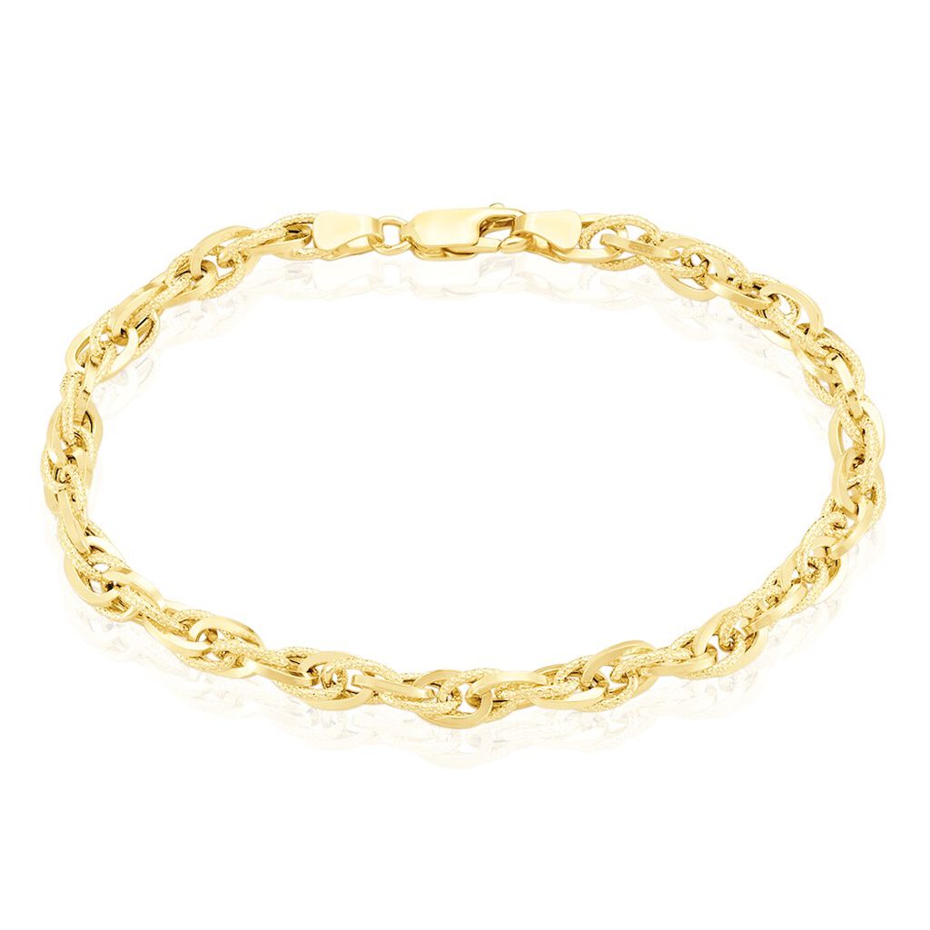 Bracelet Maille Jodie Or Jaune - Bracelets cha&icirc;ne Femme | Histoire d&rsquo;Or