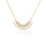 Collier Zoila Plaqu&eacute; Or Jaune Oxyde De Zirconium - Colliers fantaisie Femme | Histoire d&rsquo;Or