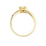 Bague Petunia Or Jaune Diamant - Bagues avec pierre Femme | Histoire d&rsquo;Or