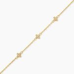 Bracelet Genny Acier Jaune Cristal - Bracelets Pierre Femme | Histoire d&rsquo;Or