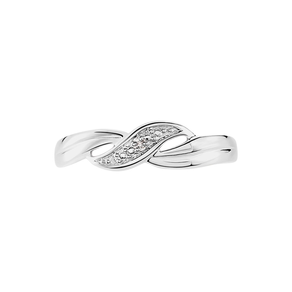Bague Amayas Or Blanc Diamant - Bagues solitaires Femme | Histoire d’Or
