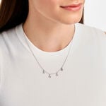 Collier Alessina Argent Blanc -  Femme | Histoire d&rsquo;Or
