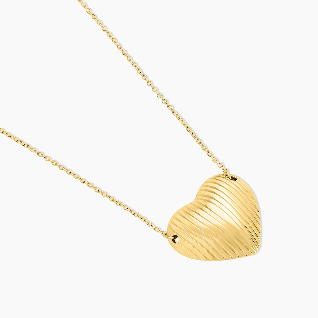 Collier Nolene Acier Jaune - Colliers fantaisie Femme | Histoire d&rsquo;Or