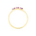 Bague Lukretia Or Jaune Amethyste Et Oxyde De Zirconium