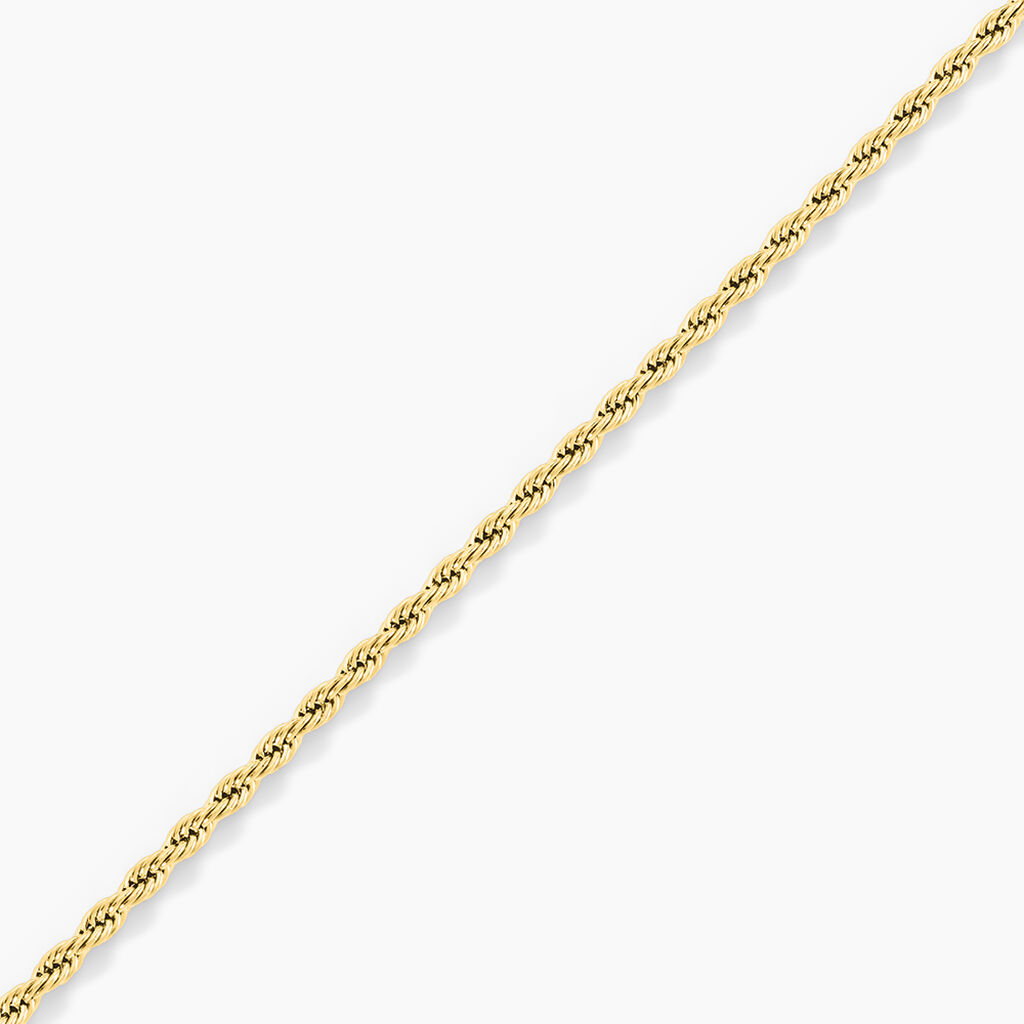 Bracelet Ambra Acier Jaune - Bracelets cha&icirc;ne Femme | Histoire d&rsquo;Or