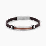 Bracelet Cuir De Vache Marron - Bracelets Cuir Homme | Histoire d&rsquo;Or
