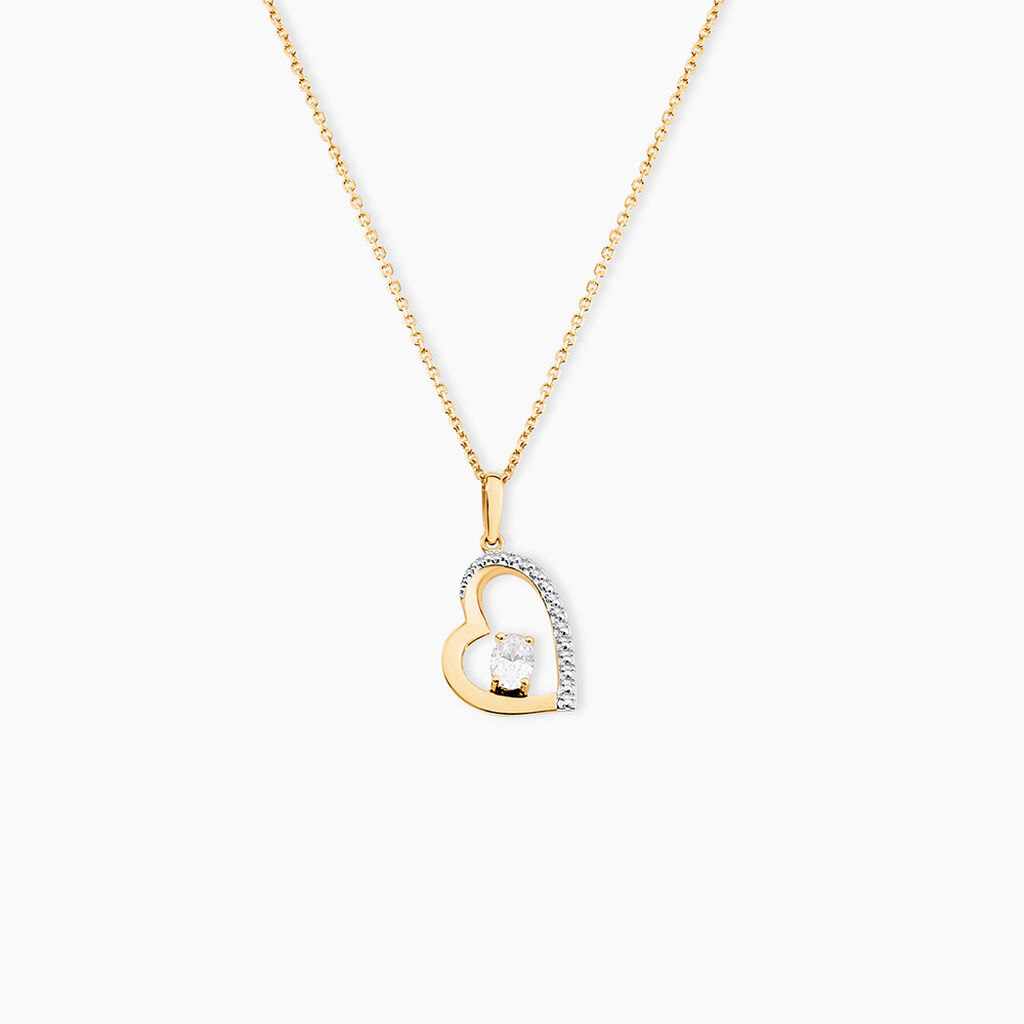 Pendentif Arduinna Or Jaune Oxyde De Zirconium - Pendentifs Femme | Histoire d&rsquo;Or