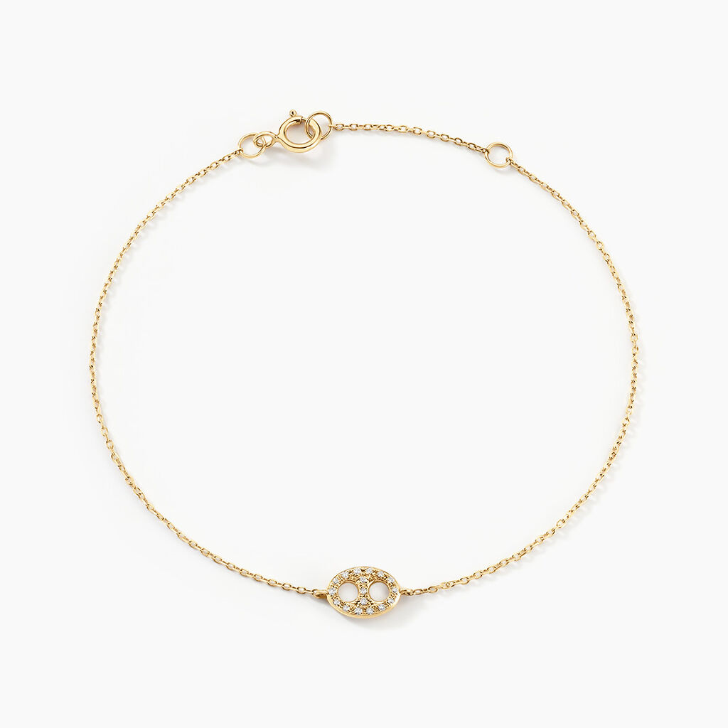 Bracelet Antun Or Jaune Diamant - Bracelets Femme | Histoire d&rsquo;Or
