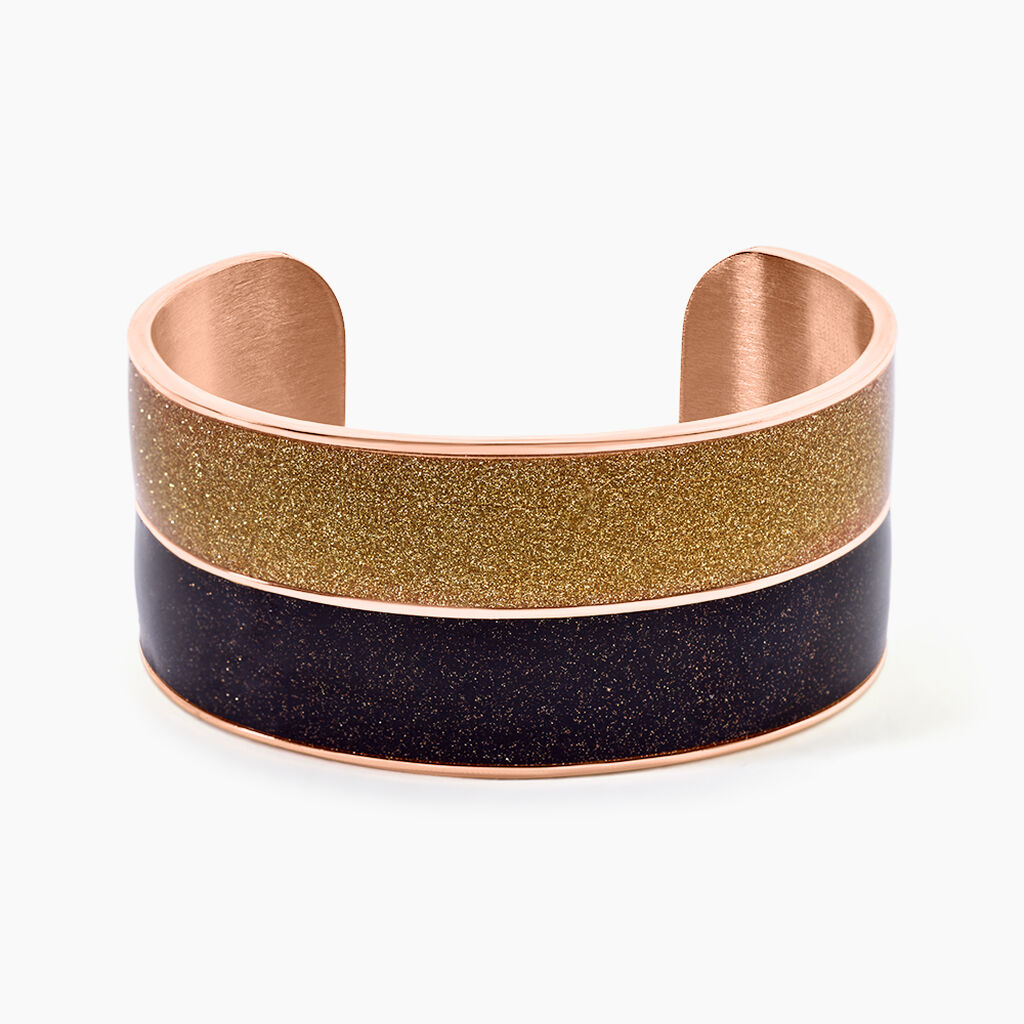 Bracelet Jonc Marie-adelaide Acier Rose - Bracelets joncs Femme | Histoire d&rsquo;Or