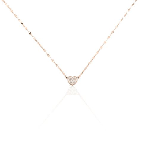 Collier Argent Rose Varinia Oxydes De Zirconium - Colliers fantaisie Femme | Histoire d’Or