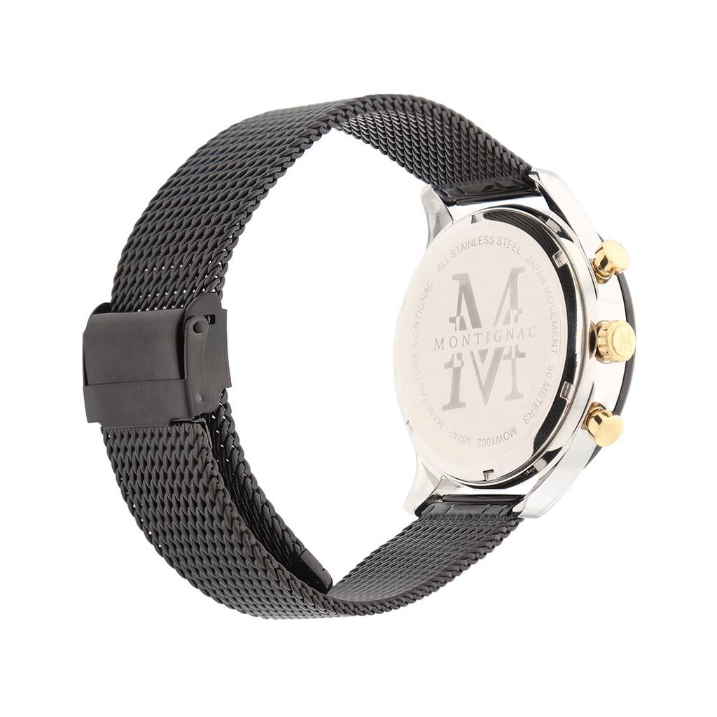 Montre Montignac Round Vert - F&ecirc;te des p&egrave;res Homme | Histoire d&rsquo;Or