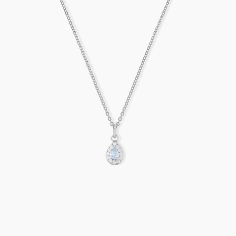 Collier Argent Tania Oxydes De Zirconium - Colliers fantaisie Femme | Histoire d&rsquo;Or