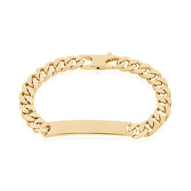 Bracelet Identité Clement Plaqué Or Jaune - Gourmettes Homme | Histoire d’Or