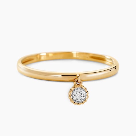 Bague Mon 1er Diamant Or Jaune Diamant - Bagues solitaires Femme | Histoire d’Or