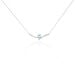 Collier Eva Or Blanc Topaze Et Oxyde De Zirconium - Colliers Femme | Histoire d’Or