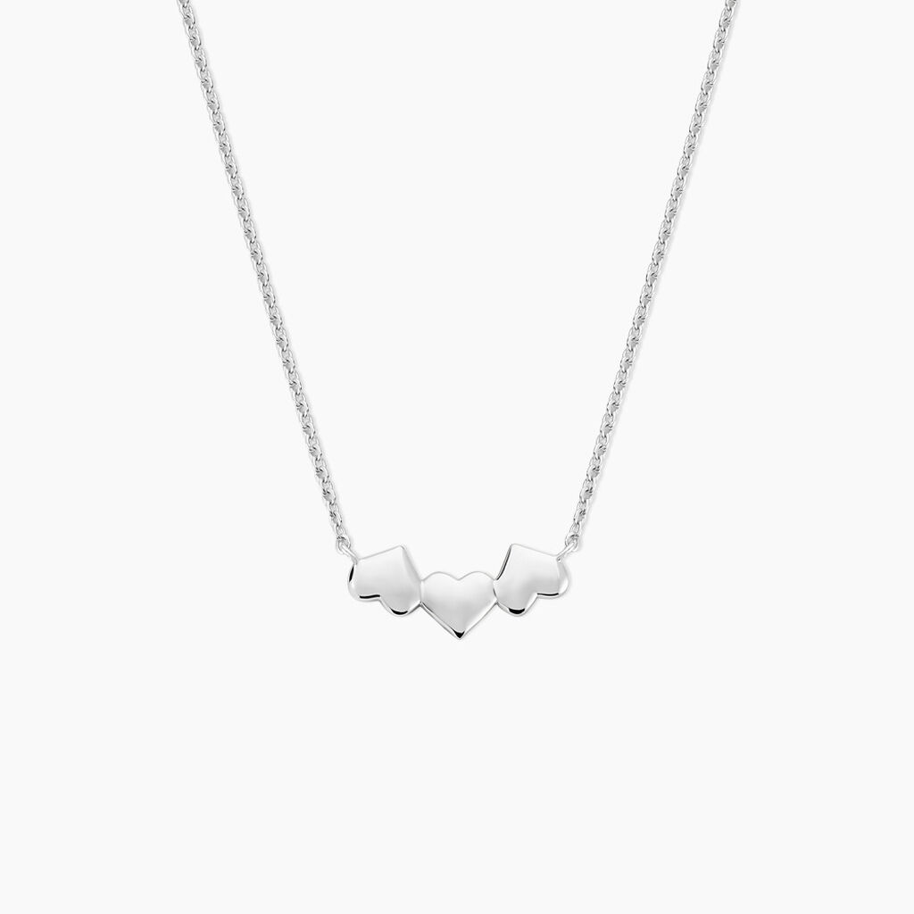 Collier Te Amo Argent Blanc - Colliers fantaisie Femme | Histoire d’Or