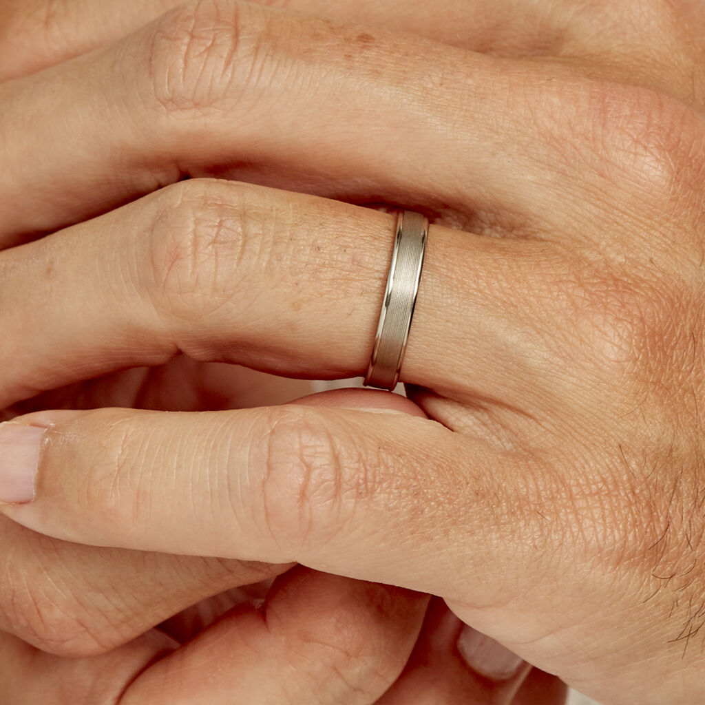 Alliance Maty Bague En Palladium Homme Alliance Palladium Maty