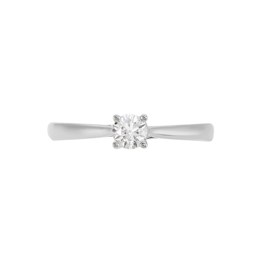 Bague Solitaire Aphrodite Platine Blanc Diamant - Bagues solitaires Femme | Histoire d’Or