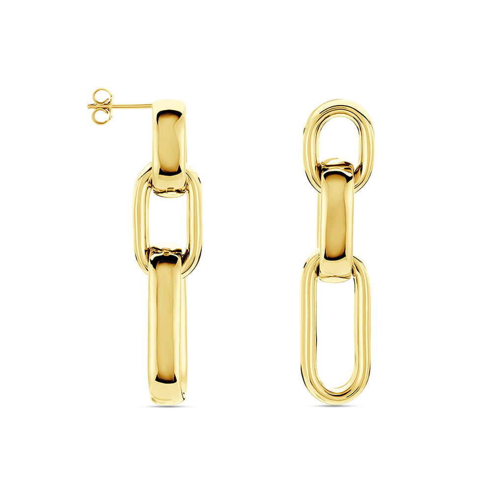 Boucles D'oreilles Pendantes Jari Or Jaune - Boucles d'oreilles pendantes Femme | Histoire d’Or