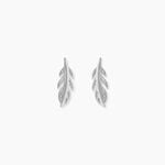 Boucles D'Oreilles Puces Garoa Argent Blanc - Boucles d'oreilles fantaisie Femme | Histoire d&rsquo;Or
