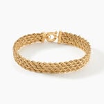 Bracelet Jerry Maille Corde Or Jaune - Bracelets cha&icirc;ne Femme | Histoire d&rsquo;Or