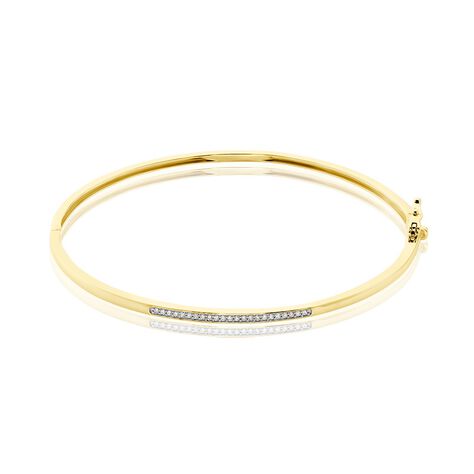 Bracelet Jonc Phillipa Or Jaune Diamant - Bracelets joncs Femme | Histoire d’Or