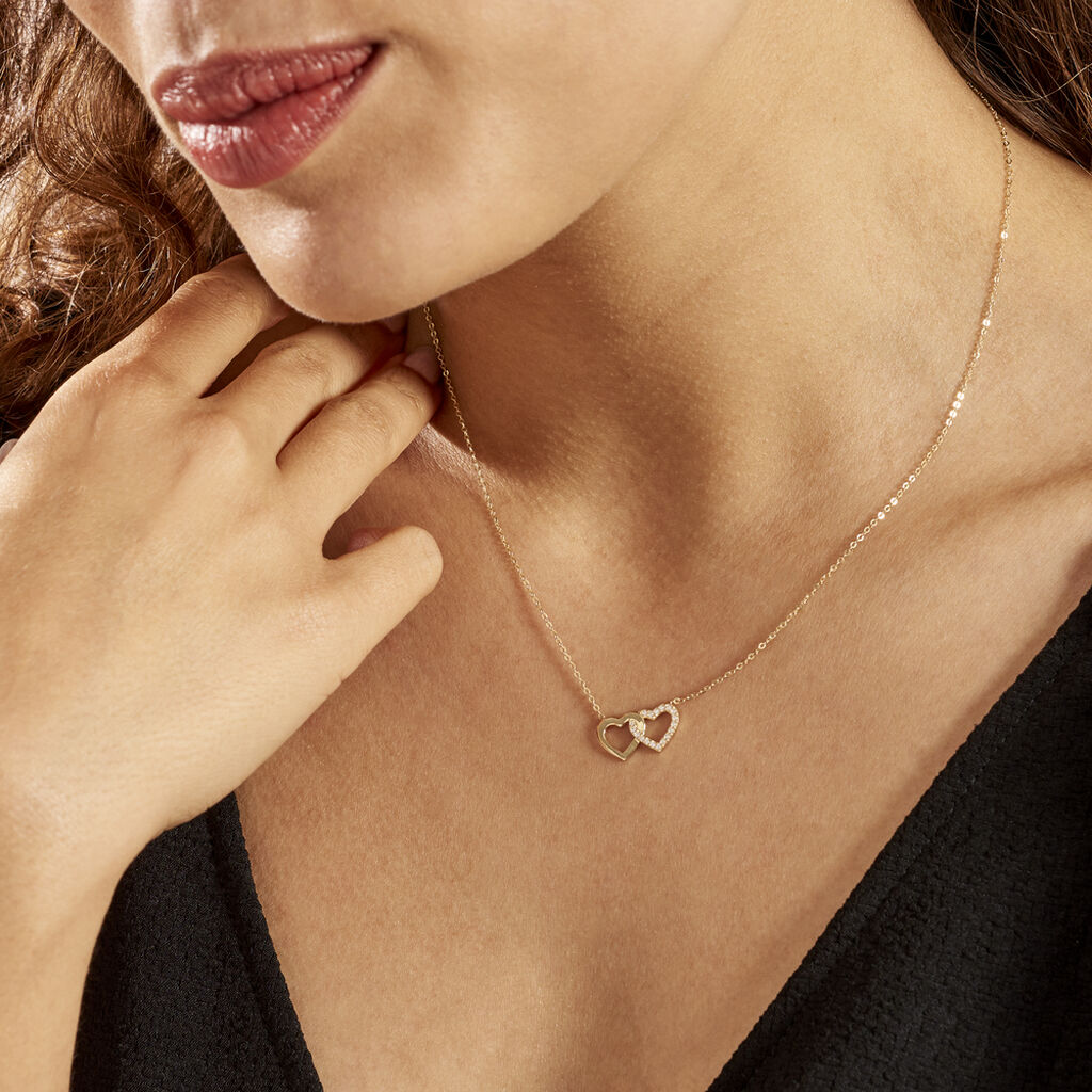 Collier Bassam Or Jaune Oxydes De Zirconium - Colliers Femme | Histoire d’Or