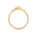 Bague Linna Plaqué Or Jaune Pierre De Lune - Bagues solitaires Femme | Histoire d’Or