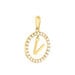 Pendentif Gabe Or Jaune Oxyde De Zirconium - Pendentifs Femme | Histoire d’Or