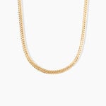 Collier Doline Maille Anglaise Or Jaune - Chaines Femme | Histoire d&rsquo;Or