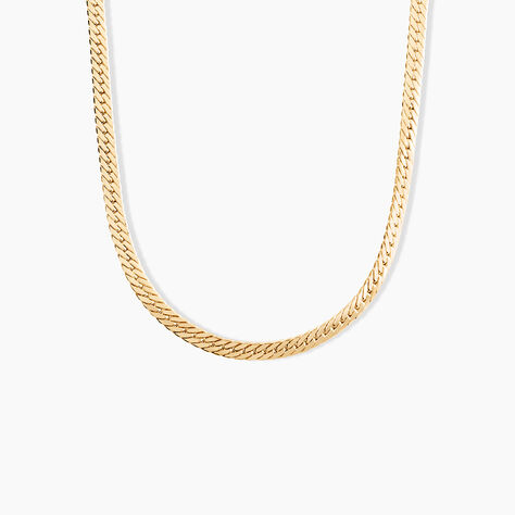 Collier Doline Maille Anglaise Or Jaune - Chaines Femme | Histoire d&rsquo;Or