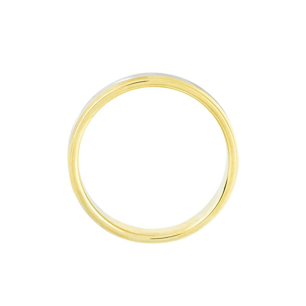 Alliance Ilki Ruban Or Bicolore - Alliances Unisex | Histoire d&rsquo;Or