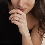 Alliance Grain De Folie Diamantee Ruban Plat Or Bicolore - Alliances Unisex | Histoire d&rsquo;Or