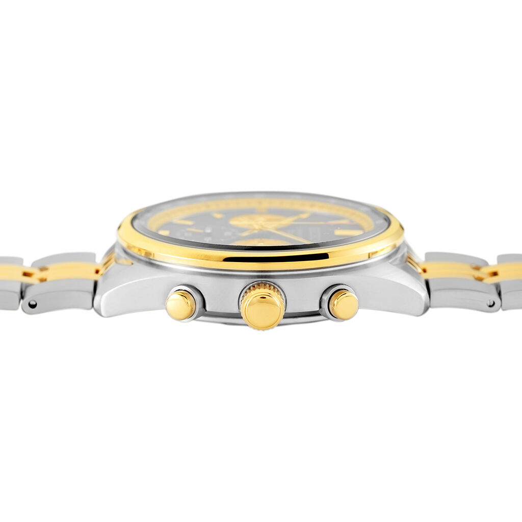 Montre Seiko Sport Bicolore Doré / Noir - Montres Homme | Histoire d’Or