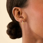 Boucles D'oreilles Puces Or Jaune Clothilde - Boucles d'oreilles empierr&eacute;es Femme | Histoire d&rsquo;Or