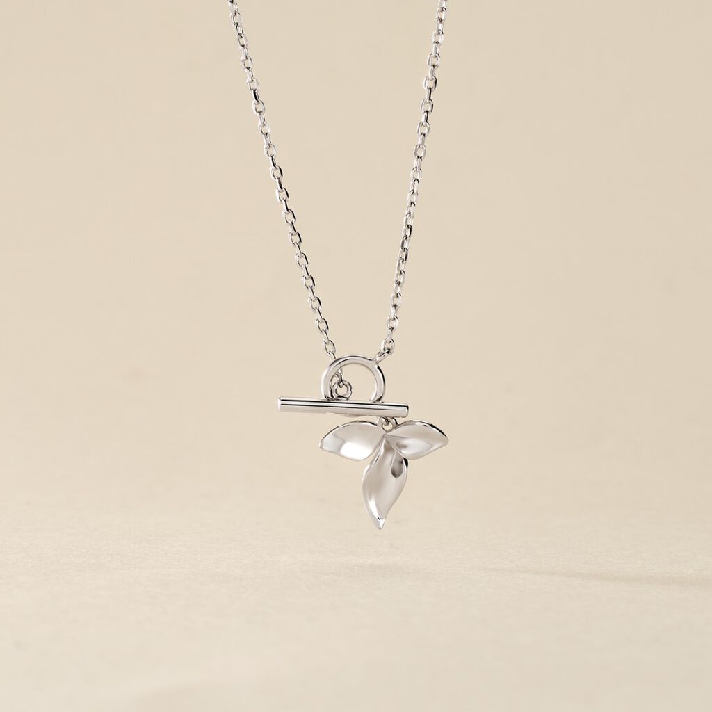 Collier Narcisse Dream Argent Blanc - Colliers fantaisie Femme | Histoire d’Or