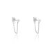 Boucles D'oreilles Pendantes Argent Blanc Leent Perles De Culture - Boucles d'oreilles fantaisie Femme | Histoire d’Or