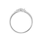Bague Kirsi Argent Blanc Oxyde De Zirconium - Bagues avec pierre Femme | Histoire d&rsquo;Or