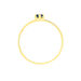 Bague Goutte Or Jaune Saphir - Bagues solitaires Femme | Histoire d’Or