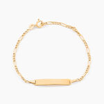 Bracelet Identite Bebe Or Jaune Bartolomee - Bracelets Communion Enfant | Histoire d&rsquo;Or