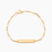 Bracelet Identite Bebe Or Jaune Bartolomee