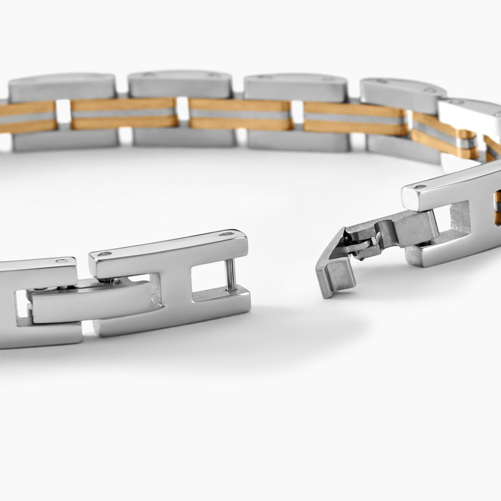 Bracelet Tom Acier Bicolore - Bracelets Homme | Histoire d&rsquo;Or
