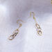 Boucles D'oreilles Pendantes Lucette Or Bicolore - Boucles d'oreilles pendantes Femme | Histoire d’Or