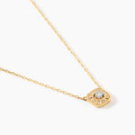Collier 1986 Or Jaune Diamant - Colliers Femme | Histoire d&rsquo;Or